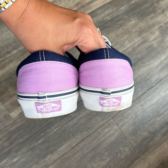 Vans Authentic Shoe laced purple dark blue 8.5 - Picture 4 of 6